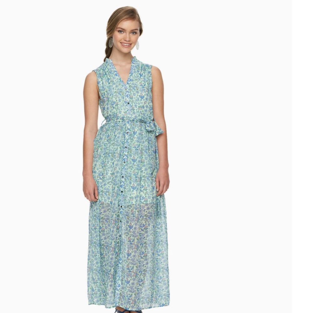 Disney's Alice Through The Looking Glass Floral Button-Front Dress